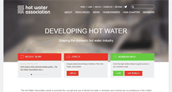 Desktop Screenshot of hotwater.org.uk